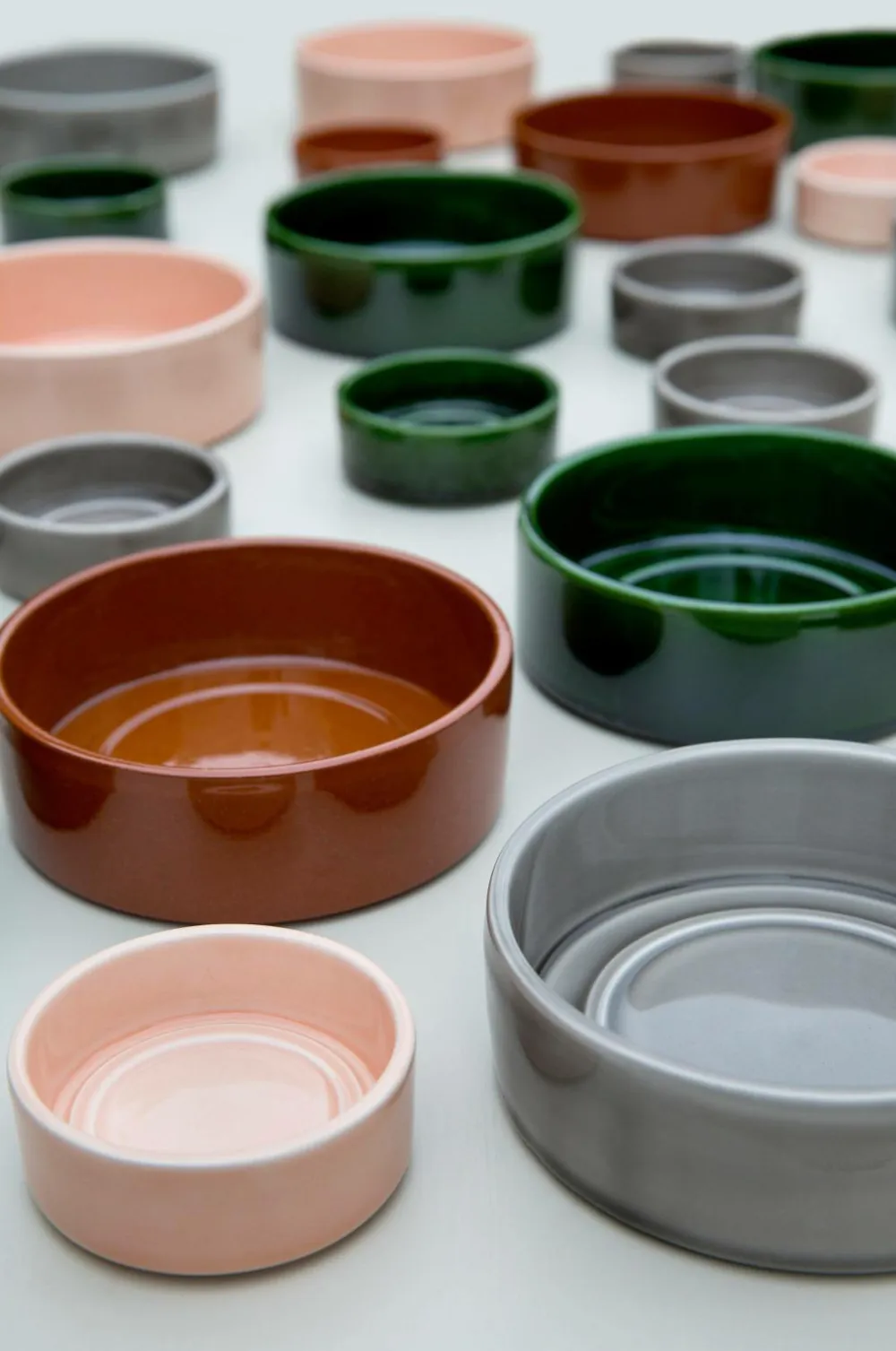 Bergs Potter Underskål Hoff GLAZED, diameter 14 cm Perlegrå Outlet
