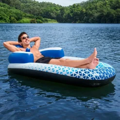 Bestway Loungemadras Hydro Force Indigo Wave Lounge 1,91 m x 1,07 m Discount