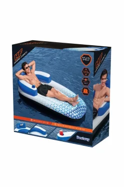 Bestway Loungemadras Hydro Force Indigo Wave Lounge 1,91 m x 1,07 m Discount