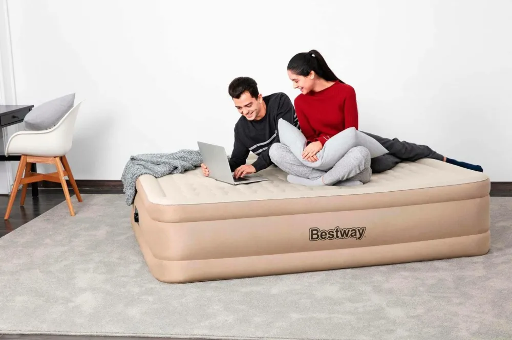 Bestway Friluftsliv|Friluftsliv>Luftmadras 2,03m x 1,52m x 46 cm
