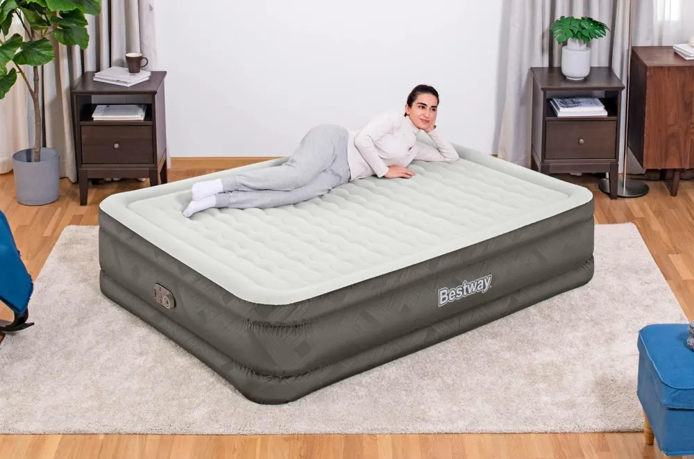 Bestway Friluftsliv|Friluftsliv>Luftmadras 2,03m x 1,52m x 46 cm