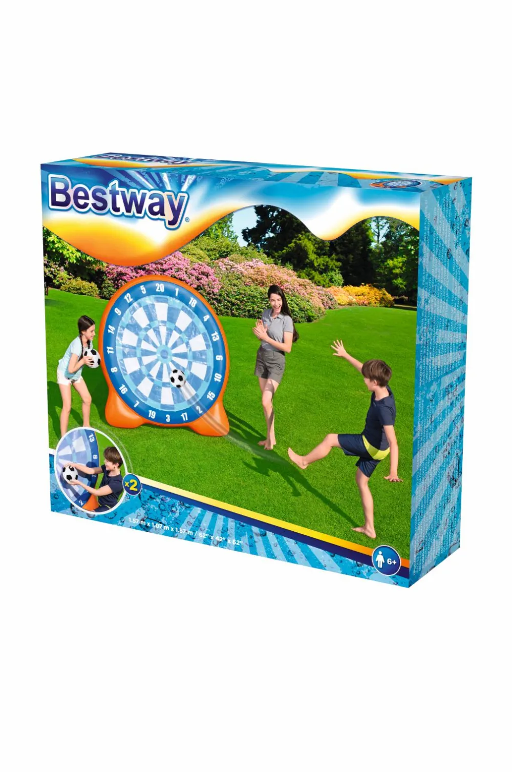 Bestway Oppustelig Fodbolddart 157 x 107 x 157 cm No color Outlet
