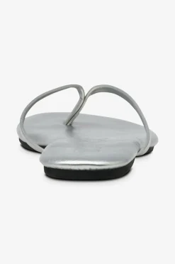 Bianco Flip flops biaMexico Flip Flop Faux Leather Sølvfarvet Online