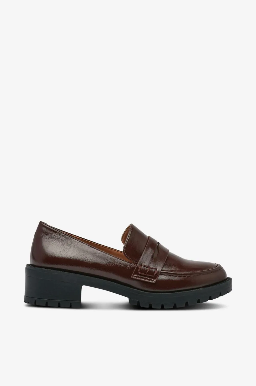 Bianco Loafers>Loafer Biapearl Simple Penny Loafer Faux Leather Brown