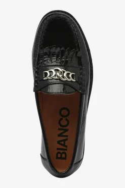 Bianco Loafers>Loafers biaPop Snaffle Fringe Loafer Nappalak Black