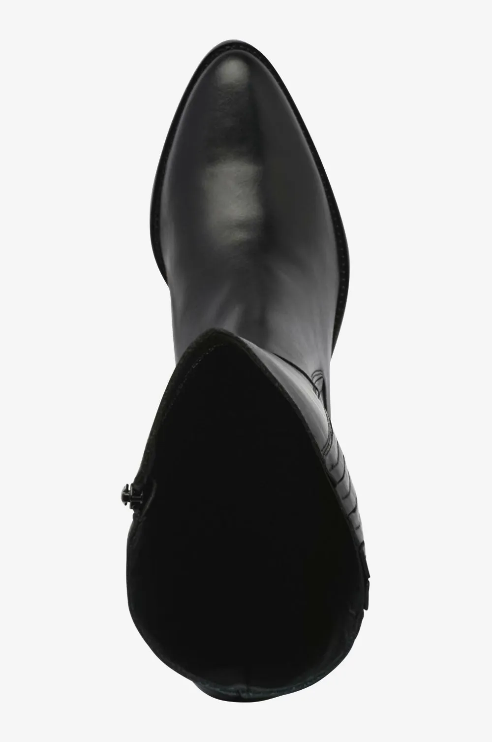 Bianco Støvler>Støvler Biacarol Chelsea Knee High Boot Smooth Leather Black