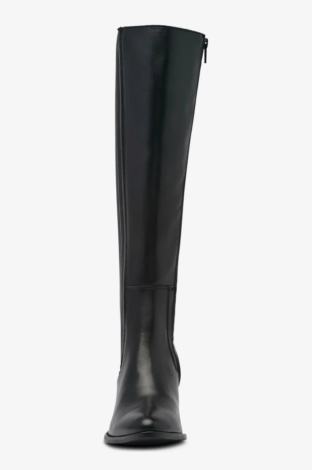 Bianco Støvler>Støvler Biacarol Chelsea Knee High Boot Smooth Leather Black