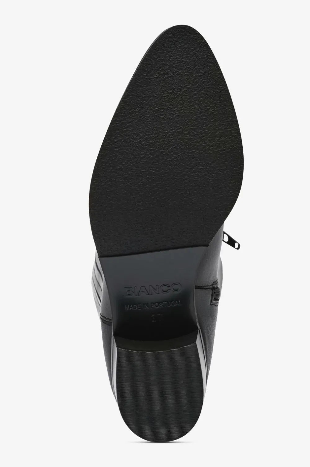 Bianco Støvler>Støvler Biacarol Chelsea Knee High Boot Smooth Leather Black
