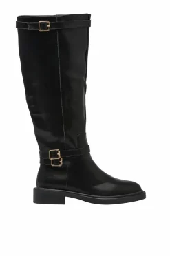 Bianco Støvler biaPaloma Knee High Boot Smooth Leather Black