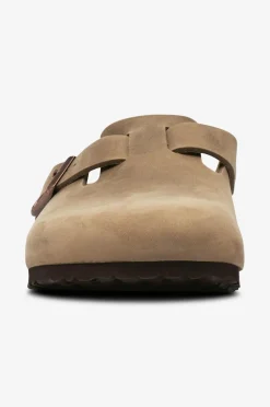 Birkenstock Tøfler Boston Leoi Tabacco brown Outlet