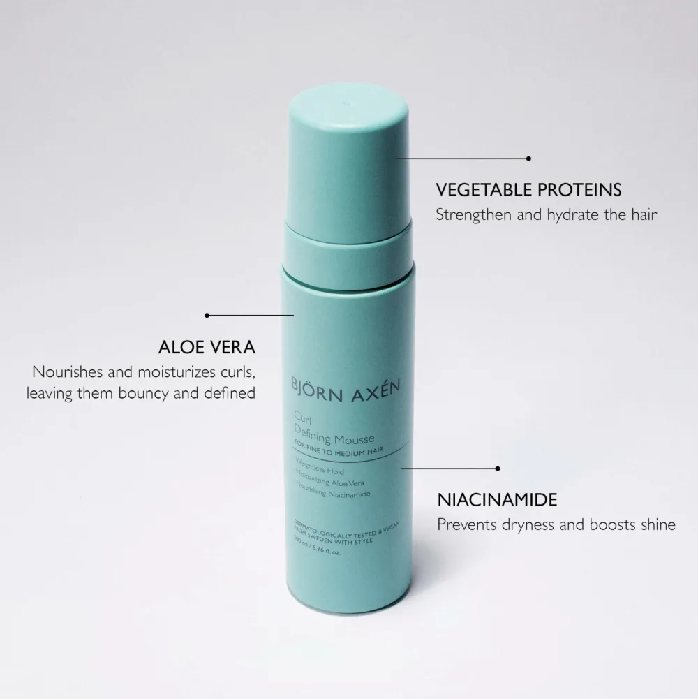 Björn Axén Curl Defining Mousse 200 Ml No Color New