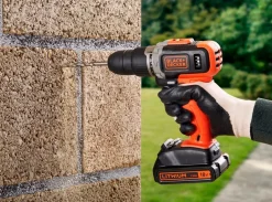 Black & Decker Slagboremaskine 18V lithium-ion 2X1,5AH Outlet