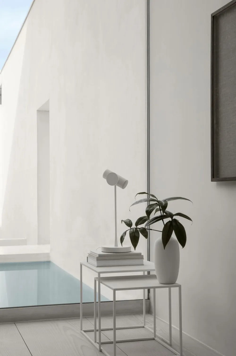 Blomus Bordlampe STAGE H44 cm/diameter 15 cm Lily white Hot