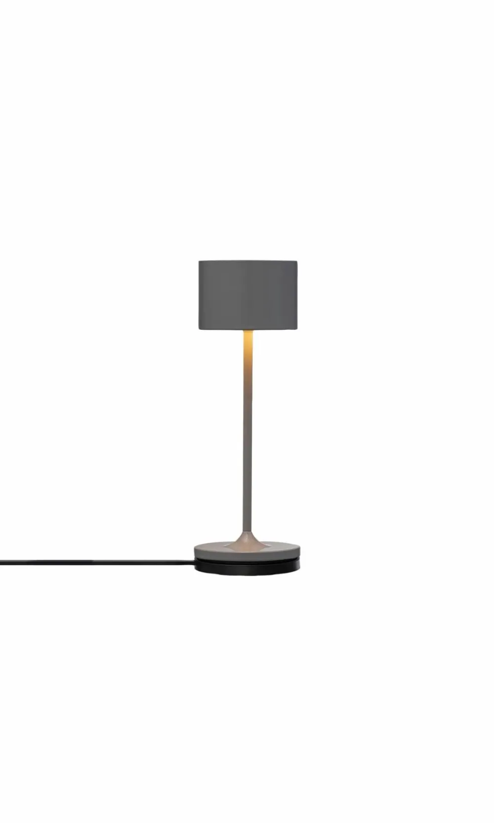 Blomus Udendørsbelysning|Genopladelige Lamper>LED-lampe Farol Mini 19,5 cm Varm grå