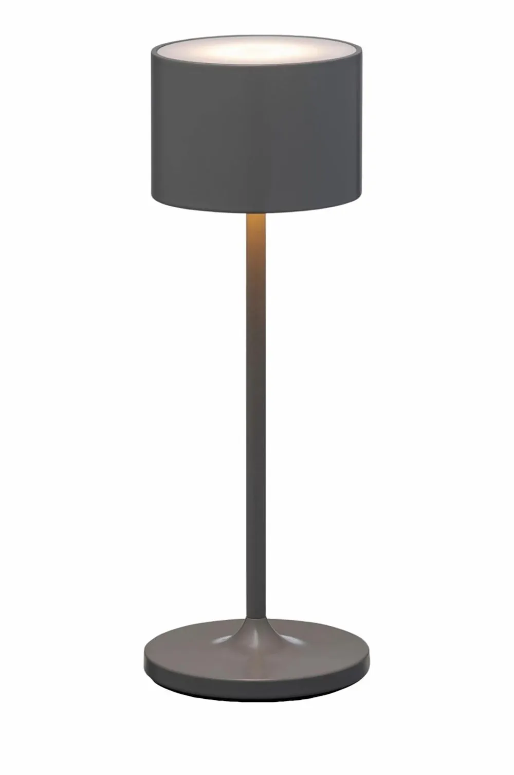 Blomus Udendørsbelysning|Genopladelige Lamper>LED-lampe Farol Mini 19,5 cm Varm grå