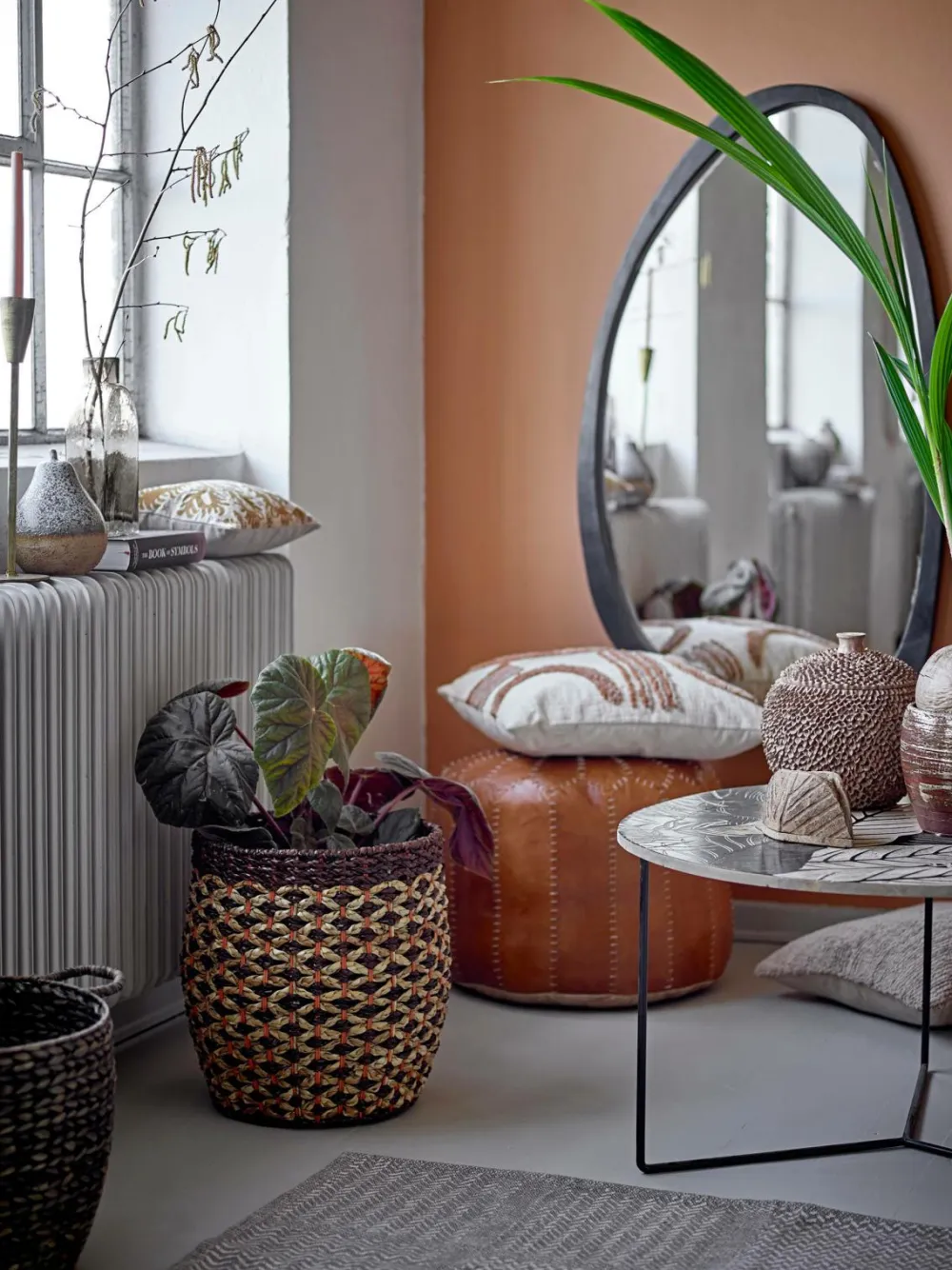 Bloomingville Kurve>Kurv Nael Grå