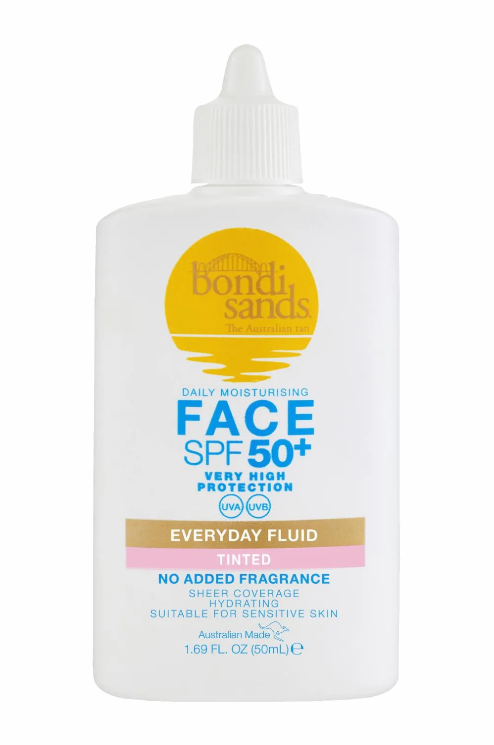 Bondi Sands Spf 50+ Everyday Tinted Face Fluid 50Ml No Color Discount