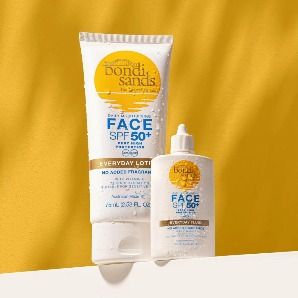 Bondi Sands Solbeskyttelse>Spf 50+ Everyday Face Fluid 50Ml No Color