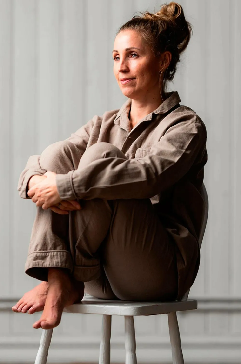 Borås Cotton Nattøj>Pyjamas Oliver Beige