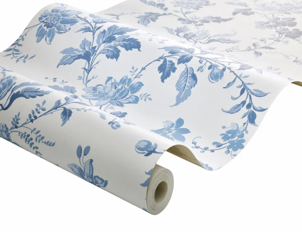Boråstapeter Tapet Blomslinga Blue 6146