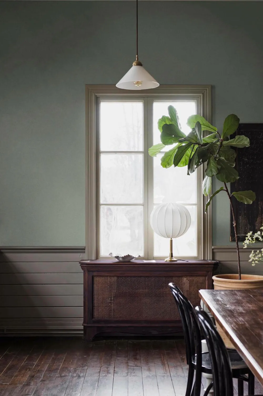 Boråstapeter Tapeter>Tapet Canvas Shimmer Grøn 6129