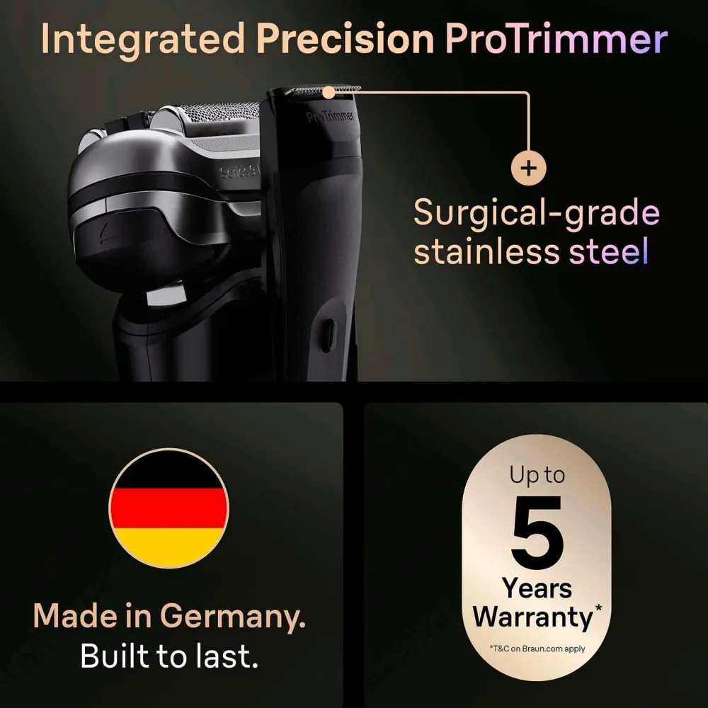 Braun Barbermaskine Serie 9 PRO+ 9600s No color New
