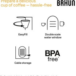 Braun Kaffe- & Espressomaskiner><noscript><img width=