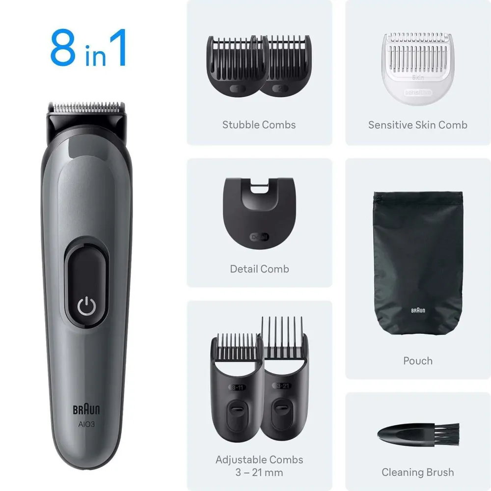 Braun Barbering|Barbering>Multitrimmer Series 3 8-in-1 No color