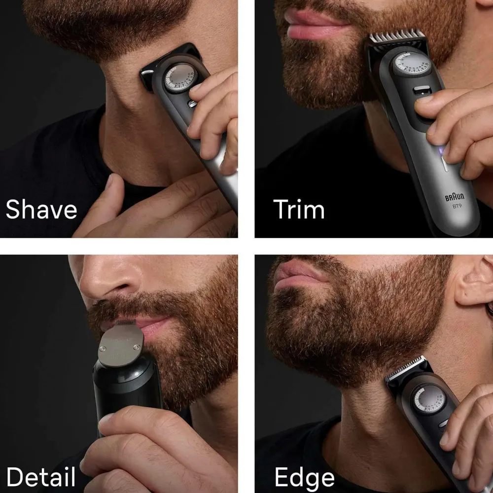 Braun Barbering|Barbering>Skægtrimmer BT 9520 Satin Chrome No color