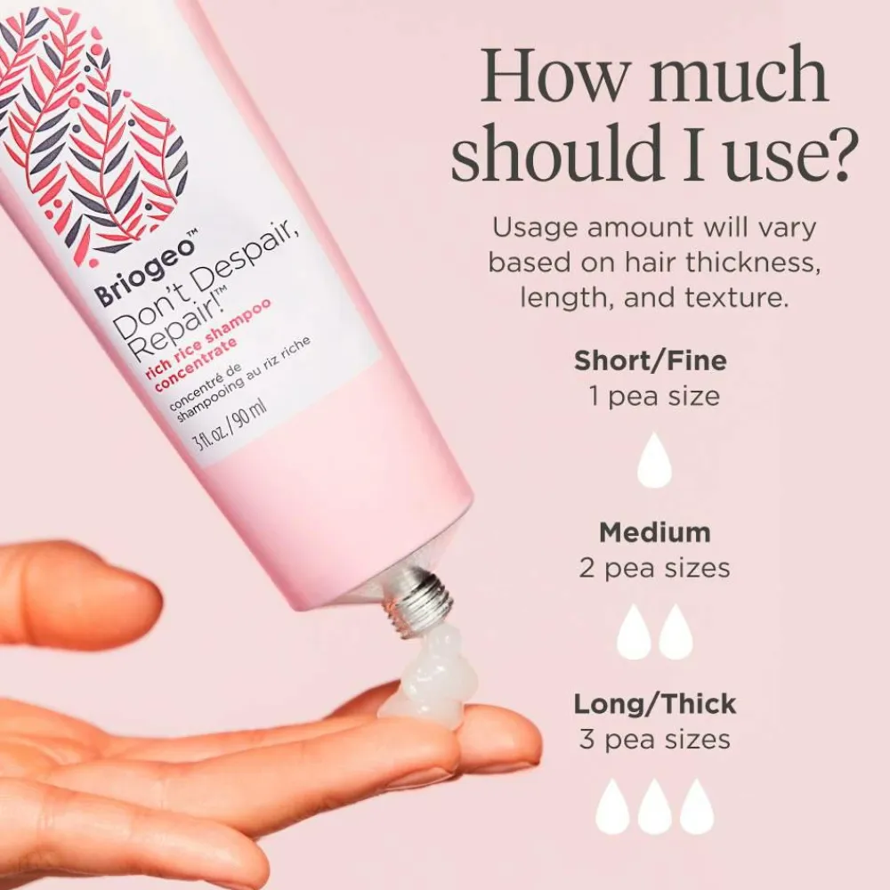 Briogeo DON'T Despair, REPAIR!™ Rich Rice Shampoo Concentrate 90Ml No Color Clearance
