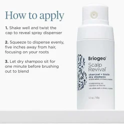 Briogeo Scalp REVIVAL™ Charcoal + Biotin Dry Shampoo 50G No Color Online