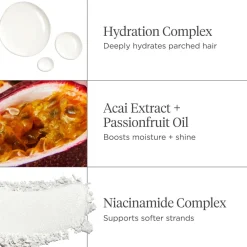 Briogeo SUPERFOODS™ Acai + Passionfruit Lightweight Hydration Hair Mask 240Ml No Color New