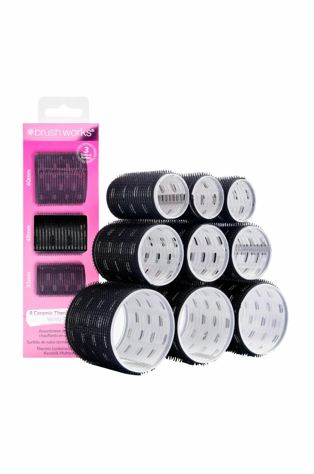 Brushworks Styling>Ceramic Thermal Rollers Variety Pack No Color