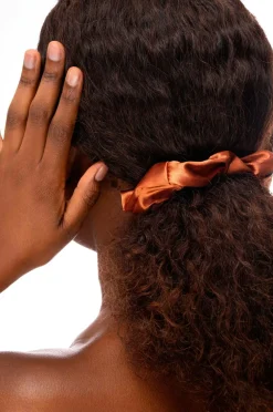 Brushworks Nude Satin Scrunchies 4 pcs Clearance