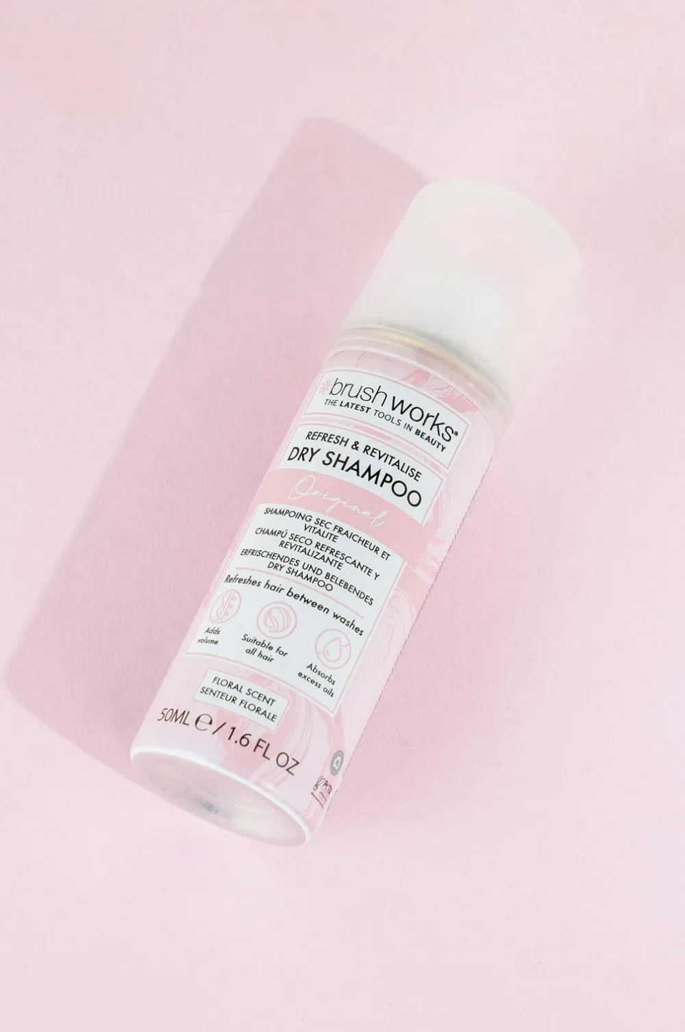 Brushworks Refresh & Revitalise Floral Dry Shampoo 50Ml Discount