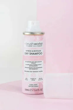 Brushworks Refresh & Revitalise Floral Dry Shampoo 50Ml Discount