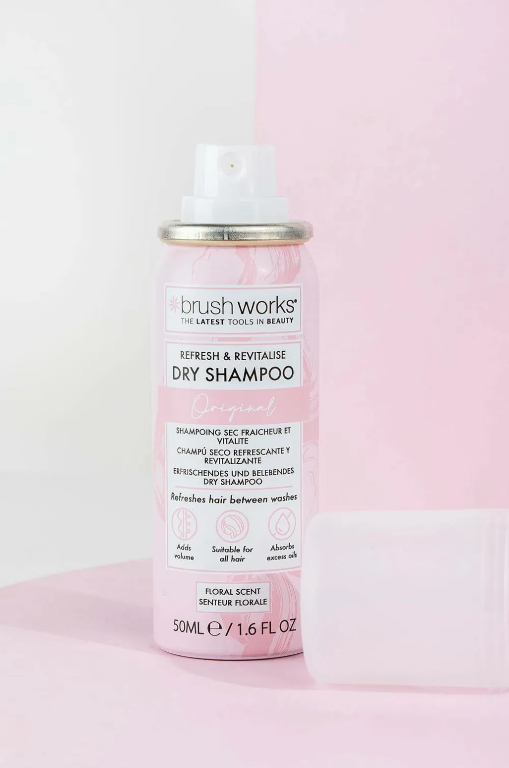 Brushworks Refresh & Revitalise Floral Dry Shampoo 50Ml Discount