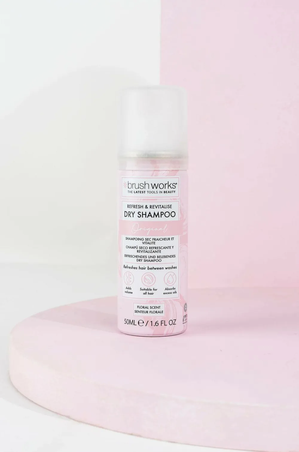 Brushworks Refresh & Revitalise Floral Dry Shampoo 50Ml Discount