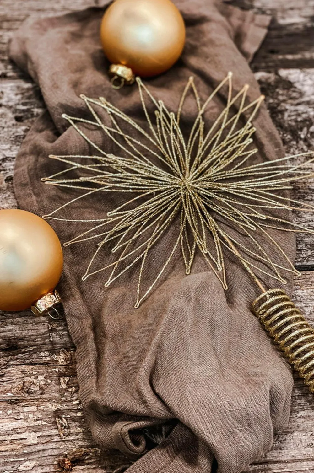 by Benson Julepynt>Juletræsstjerne Topstar Premium Guld