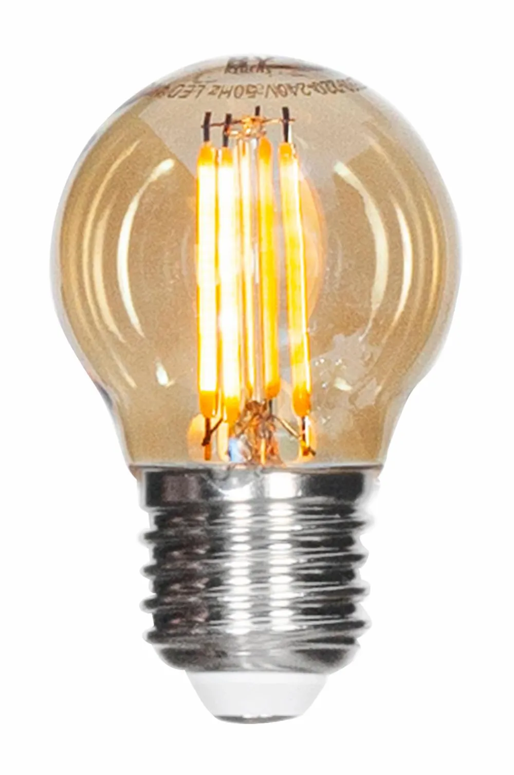 By Rydéns Filament dekorationspære LED Ø45 mm Amber Sale