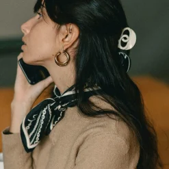 ByBarb Hair claw Hvid Best