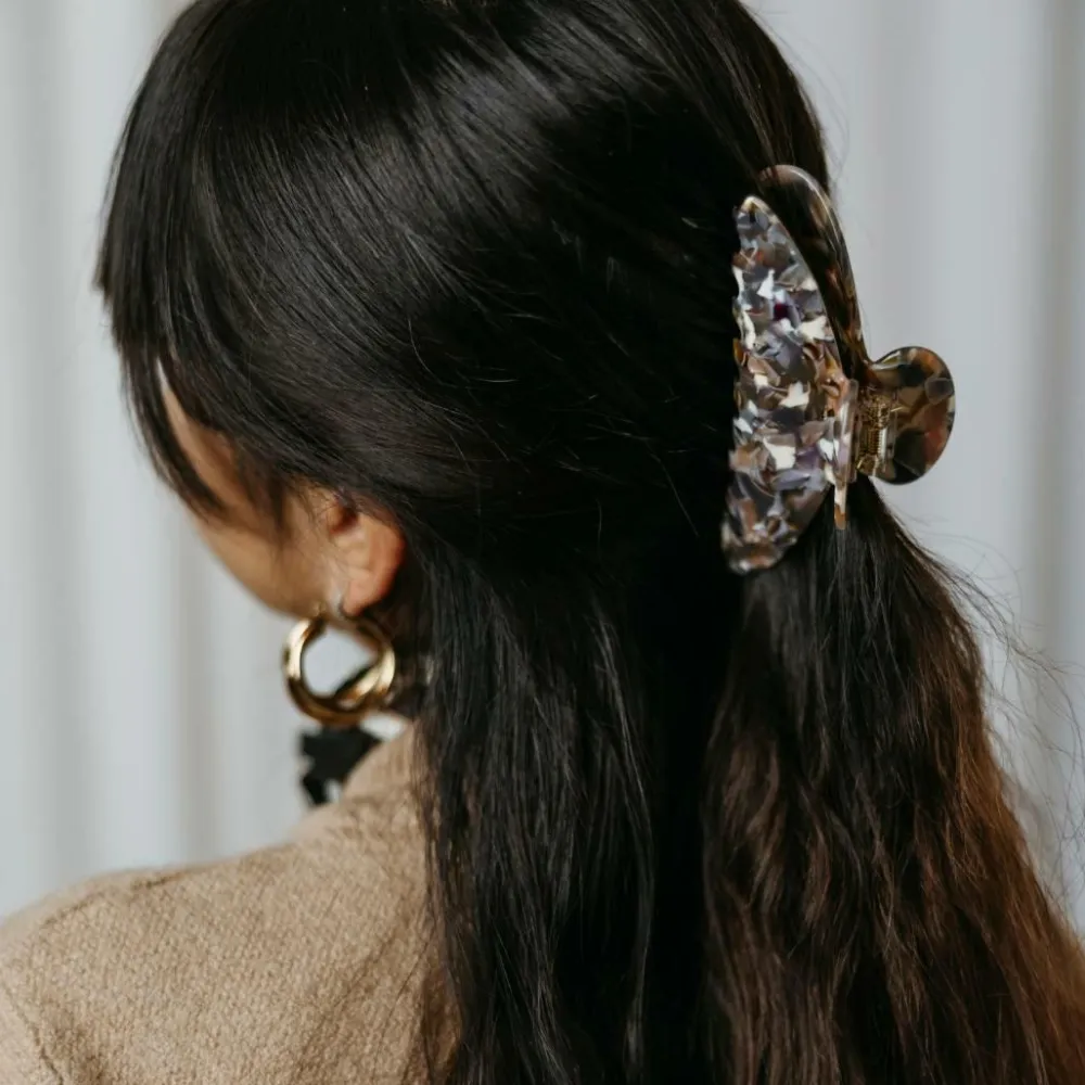 ByBarb Hair claw Gråmeleret Clearance