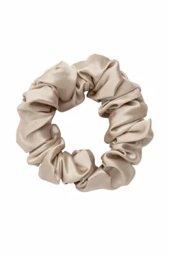 ByBarb Håraccessories>Large Silk Hair Tie Lys beige