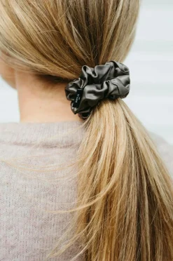 ByBarb Large Silk Hair Tie Forged iron Discount