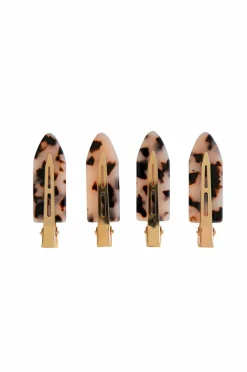 ByBarb Makeup Hair Clips 4-pak Skildpadde Best
