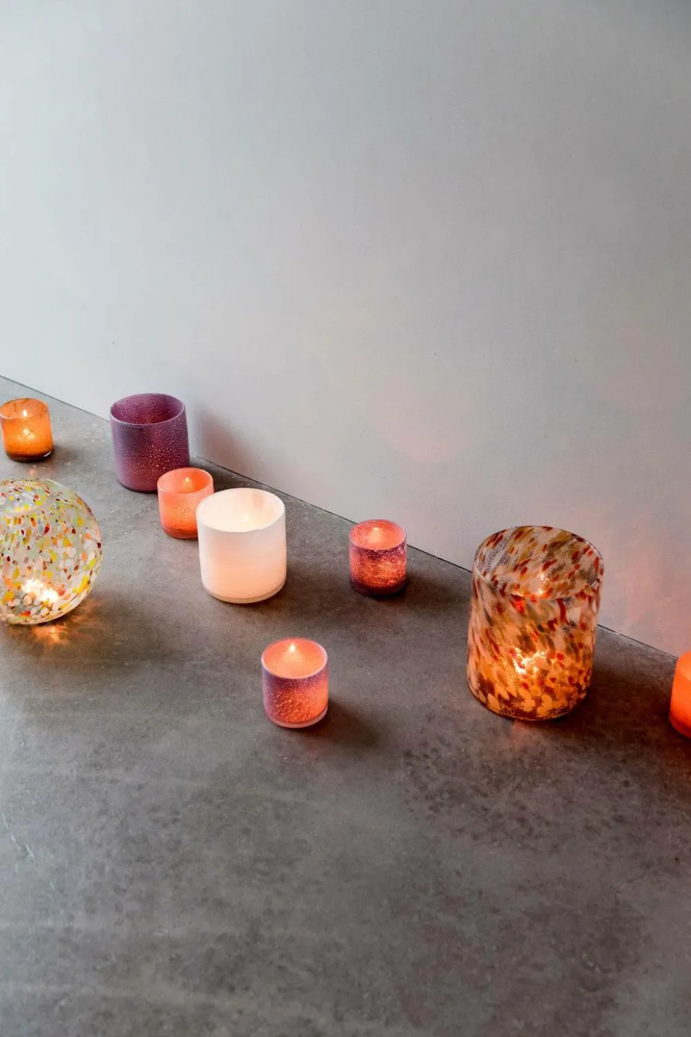 Byon Vaser>Vase/Lysestage Calore Lilla