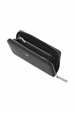 Calvin Klein Pengepung CK Daily Large Zip Around_tex Ck black Outlet
