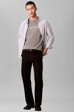 Calvin Klein T-shirt SS 20s LN Calvin Graphic Med grey htr Clearance