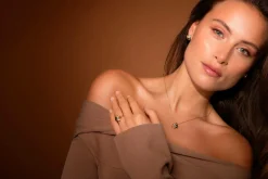 Caroline Svedbom Smykker>Ring Ana Gold Black Golden Combo