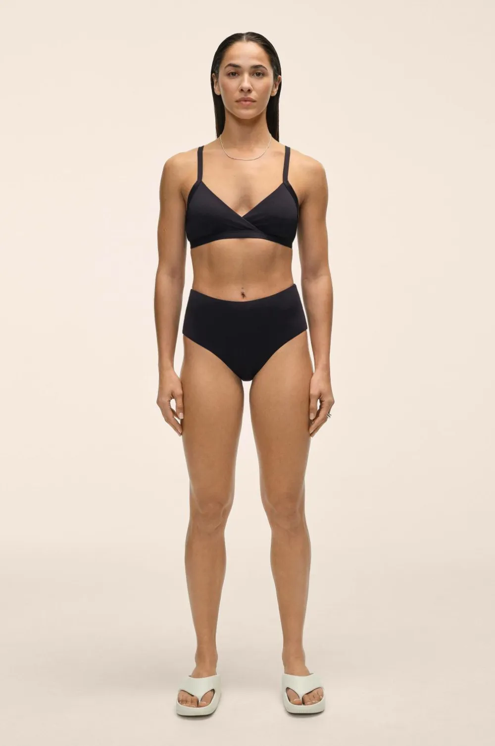 Casall Badetøj|Badetøj>Bikinitrusse High Waist Bikini Hipster Black